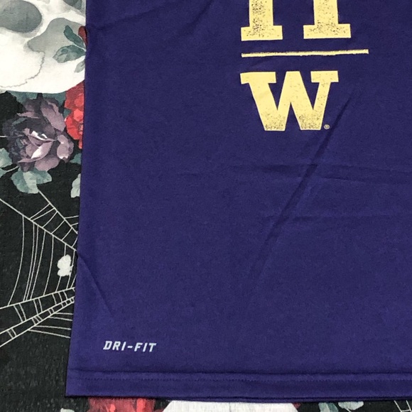 NWT 2012 NIKE DRI-FIT WASHINGTON HUSKIES JDI JUST DO IT LEGEND T-SHIRT MENS M L - Picture 2 of 8